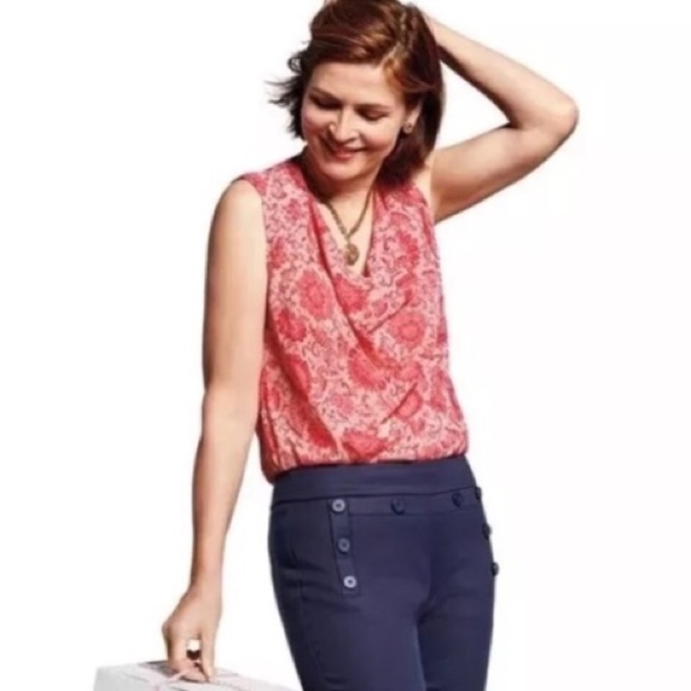 NWOT CAbi Size S Vita Blouse Floral Tank